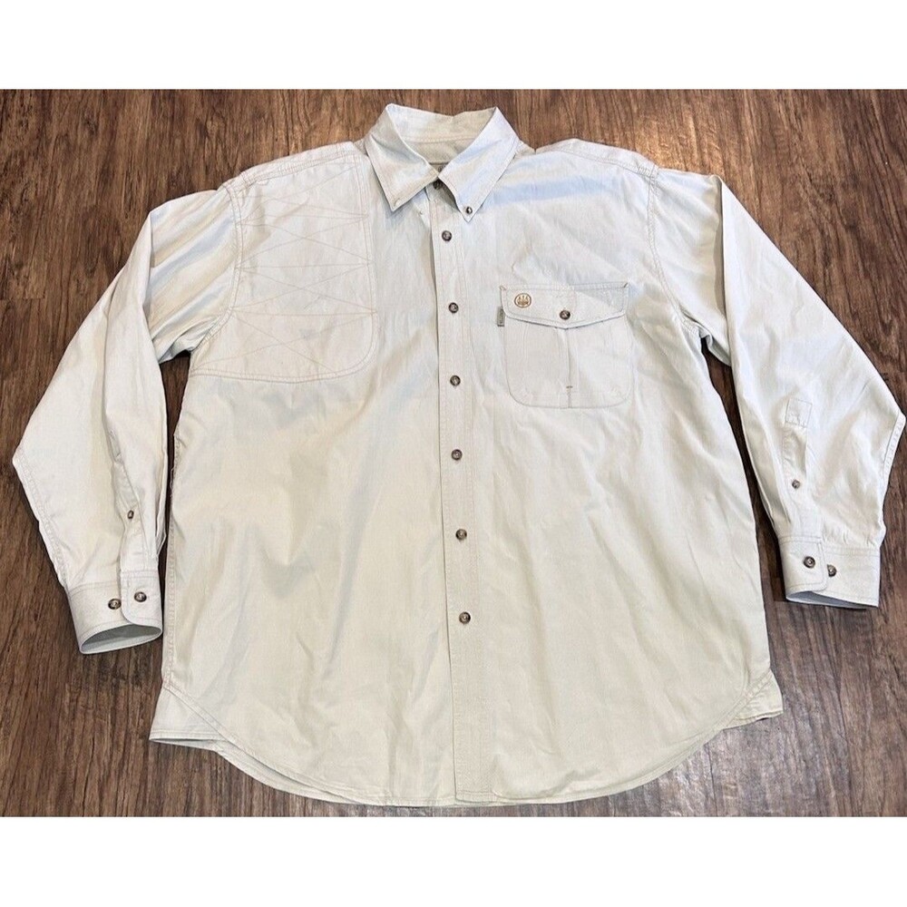 Beretta Shooting Shirt Mens XL  Long Sleeve Vented Hunting Field Top